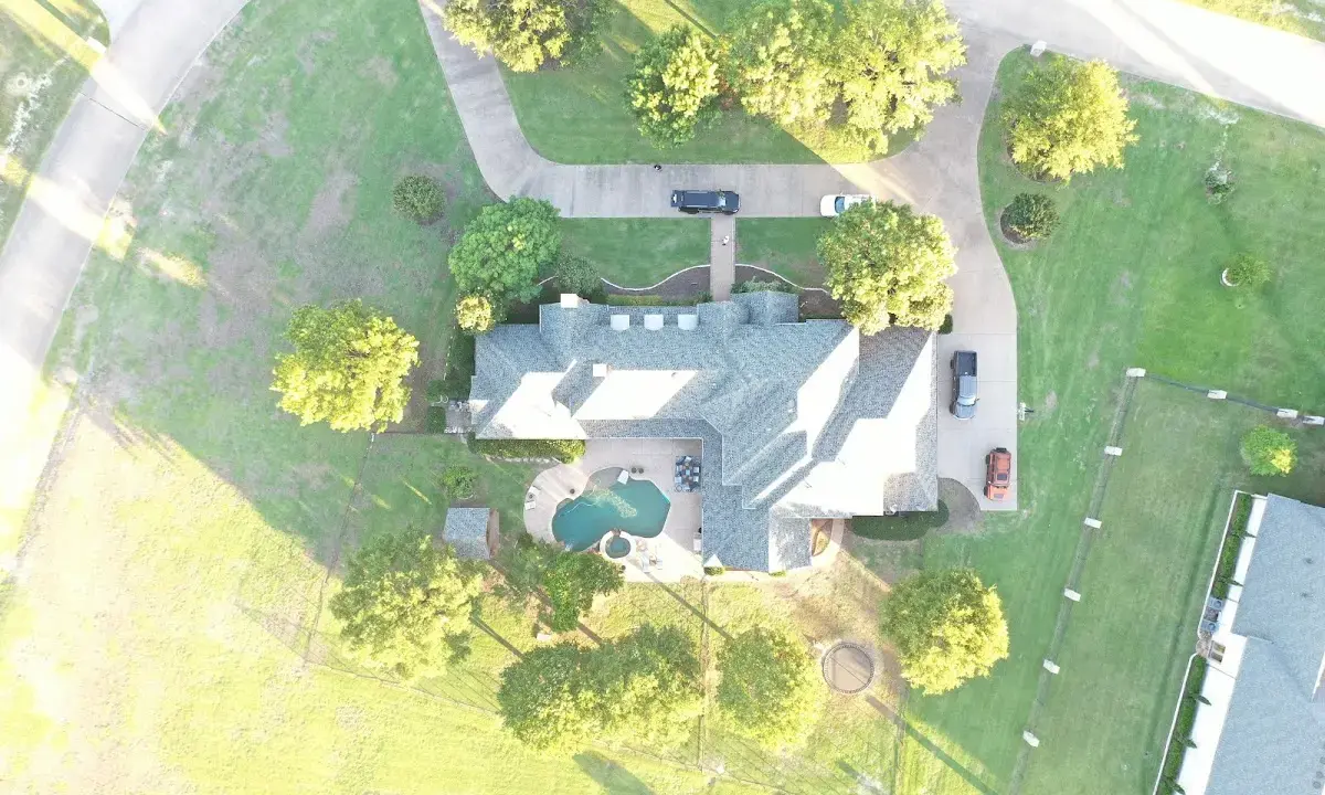 New shingle roof installation on a home in Fairland